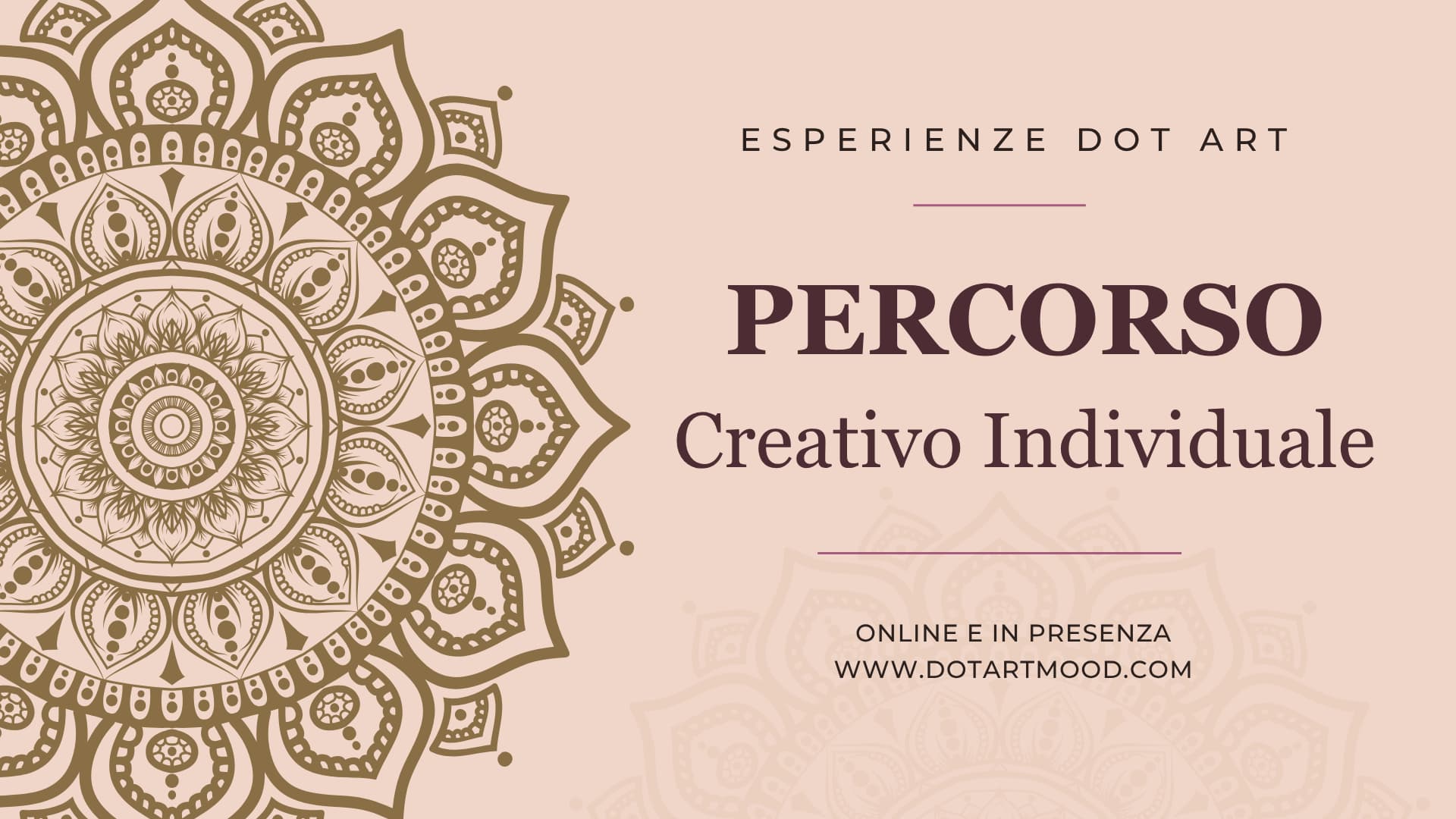 Percorso creativo individuale Dot Art
